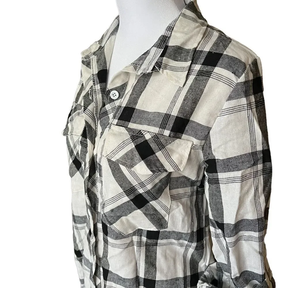 Black and white flannel - Picture 3 of 5